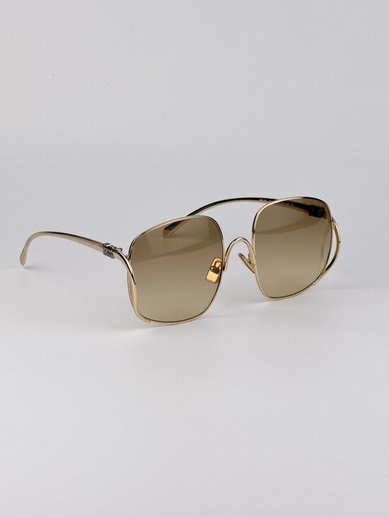 Miu Miu Women’s Sunglasses – Gold Yellow Gradient Square (MUA57S 5AK20S) main image 5